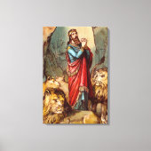 Daniel in het den Wrapped Canvas van de leeuw Afdruk (Voorkant)