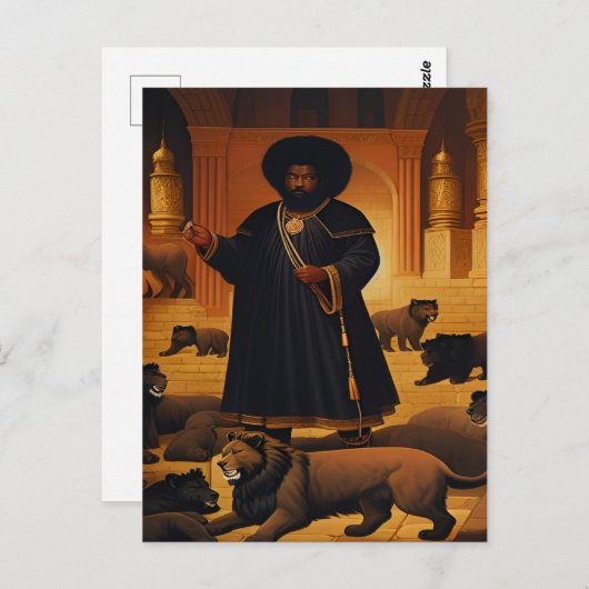 Daniel in het Leeuwen Den Briefkaart (Voorkant / Achterkant)