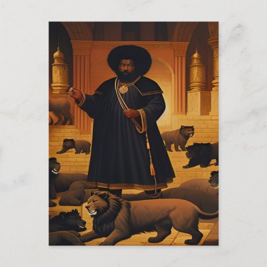 Daniel in het Leeuwen Den Briefkaart (Voorkant)