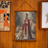 Daniel in het Wenskaart 2 van de leeuw Hangend Wandkleed