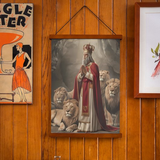 Daniel in het Wenskaart 2 van de leeuw Hangend Wandkleed