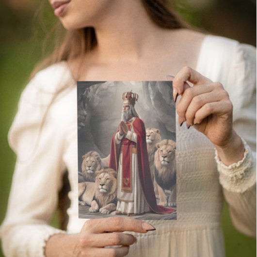 Daniel in het Wenskaart 2 van de leeuw Kaart