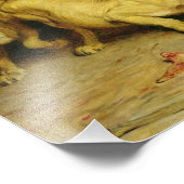 Daniel in the Lions' Den, 1872 by Briton Riviere Foto Afdruk (Hoek)