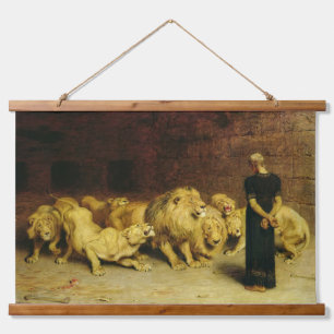 Daniel in the Lions' Den, 1872 by Briton Riviere Hangend Wandkleed