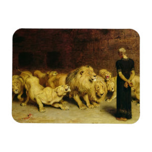 Daniel in the Lions' Den, 1872 by Briton Riviere Magneet