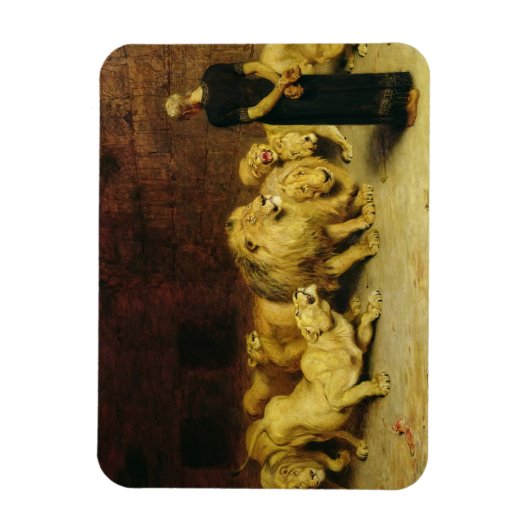 Daniel in the Lions' Den, 1872 by Briton Riviere Magneet (Verticaal)