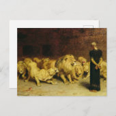 Daniel in the Lions' Den, 1872 by Briton Riviere Uitnodiging Briefkaart (Voorkant / Achterkant)