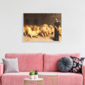 Daniel in the Lions Den 1872, ingediend door Brito Canvas Afdruk (Insitu (Woonkamer))