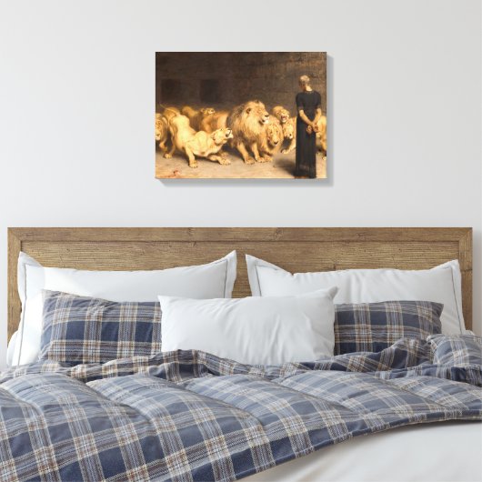 Daniel in the Lions Den 1872, ingediend door Brito Canvas Afdruk (Insitu (Slaapkamer))
