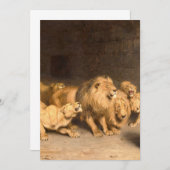 Daniel in the Lions Den 1872, ingediend door Brito Kaart (Voorkant / Achterkant)