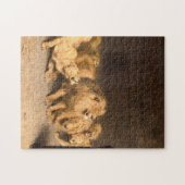 Daniel in the Lions Den 1872, ingediend door Brito Legpuzzel (Horizontaal)