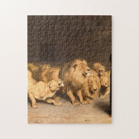 Daniel in the Lions Den 1872, ingediend door Brito Legpuzzel (Verticaal)