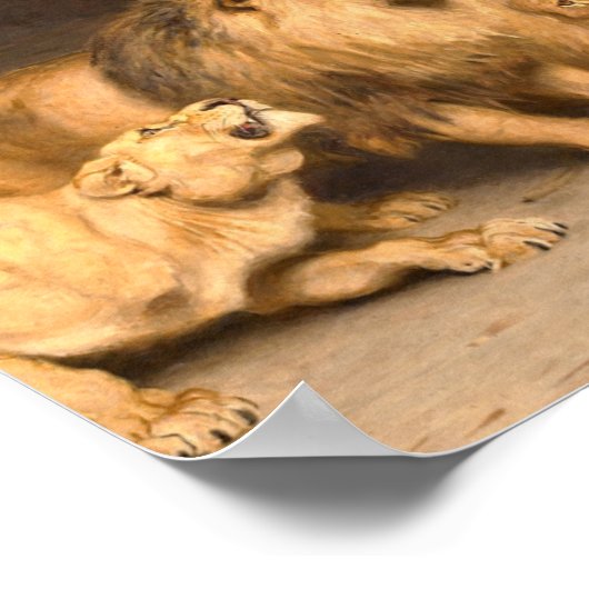 Daniel in the Lions Den 1872, ingediend door Brito Poster (Hoek)