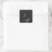 Daniel in the Lions' Den 2 Vierkante Sticker (Tas)