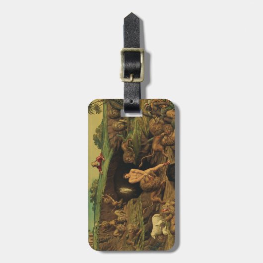 Daniel in the Lions' Den Bagagelabel (Voorkant verticaal)