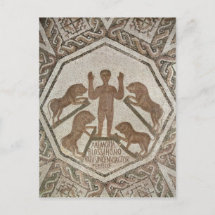 Daniel in the Lions' Den Briefkaart
