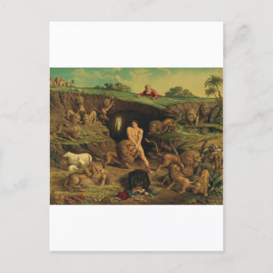 Daniel in the Lions' Den Briefkaart