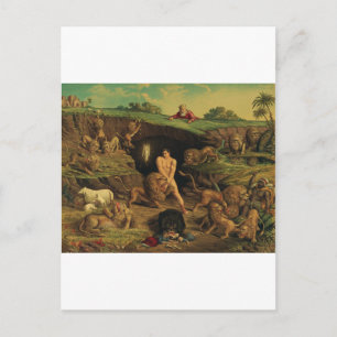 Daniel in the Lions' Den Briefkaart