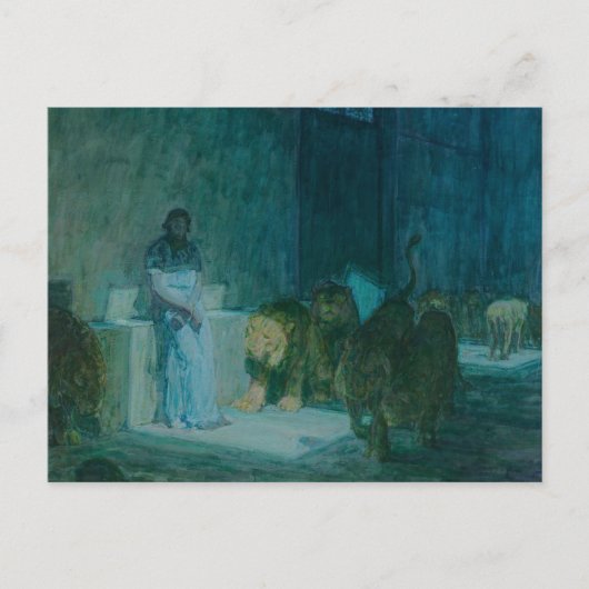 Daniel in the Lions' Den by Henry Ossawa Tanner Feestdagenkaart (Voorkant)