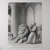Daniel in the Lions_ Den, Daniel 6, King Darius an Poster (Voorkant)