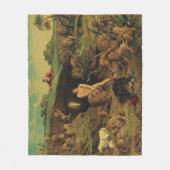 Daniel in the Lions' Den Fleece Deken (Voorkant)