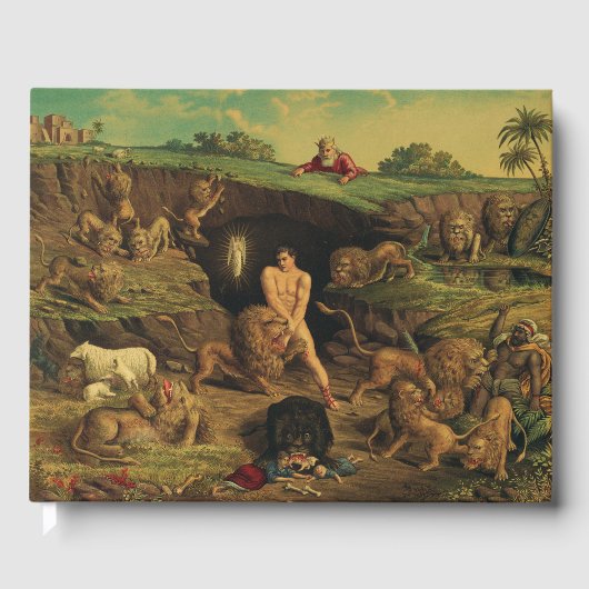 Daniel in the Lions' Den Gastenboek (Voorkant)