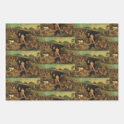 Daniel in the Lions' Den Inpakpapier Vel (Voorkant 2)