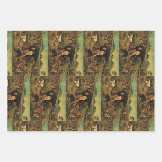 Daniel in the Lions' Den Inpakpapier Vel (Voorkant)