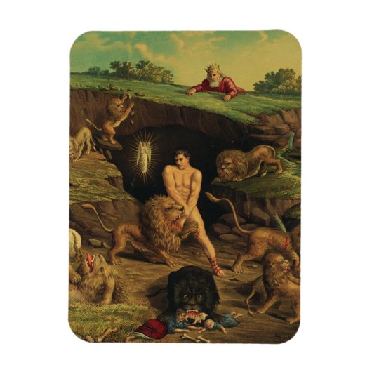 Daniel in the Lions' Den Magneet (Verticaal)