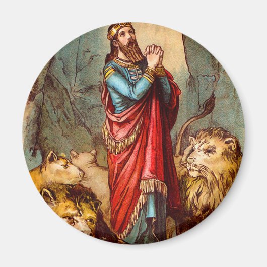 Daniel in the lion's den Magnet (Voorkant)