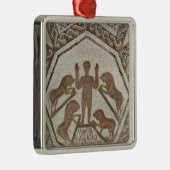 Daniel in the Lions' Den Metalen Ornament (Rechts)