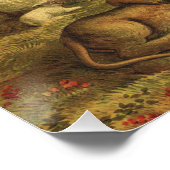 Daniel in the Lions' Den Perfect Poster (Hoek)