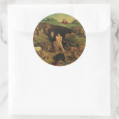 Daniel in the Lions' Den Ronde Sticker (Tas)