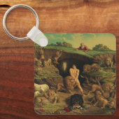 Daniel in the Lions' Den Sleutelhanger (Voorkant)