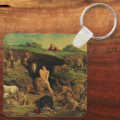 Daniel in the Lions' Den Sleutelhanger (Achterkant)