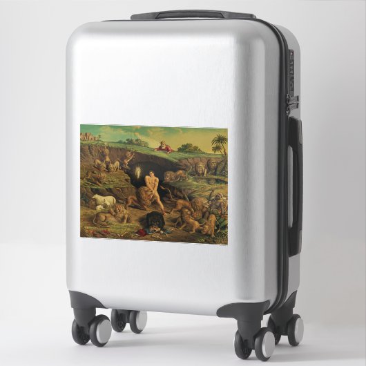 Daniel in the Lions' Den Sticker (Koffer)