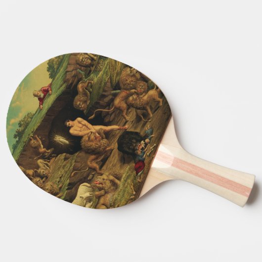 Daniel in the Lions' Den Tafeltennisbatje (Zijkant)