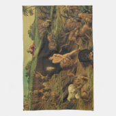 Daniel in the Lions' Den Theedoek (Verticaal)