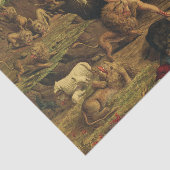 Daniel in the Lions' Den Tissuepapier (Detail)