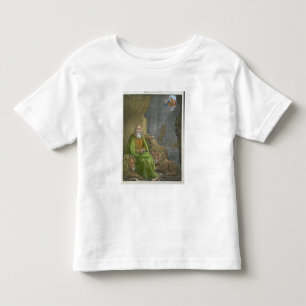 Daniel in the Lions' Den, van een bijbel, bedrukt Kinder Shirts