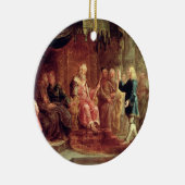 Daniel Interprets Nebuchadnezzar's eerste droom (o Keramisch Ornament (Rechts)