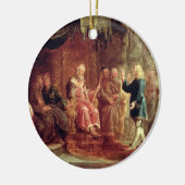 Daniel Interprets Nebuchadnezzar's eerste droom (o Keramisch Ornament (Links)