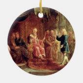 Daniel Interprets Nebuchadnezzar's eerste droom (o Keramisch Ornament (Achterkant)