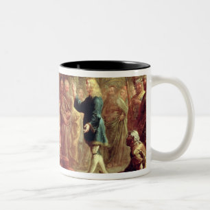 Daniel Interprets Nebuchadnezzar's eerste droom (o Tweekleurige Koffiemok