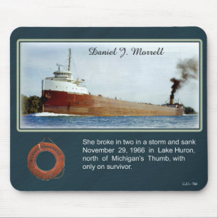 Daniel J. Morrell schipbreuk mousepad Muismat