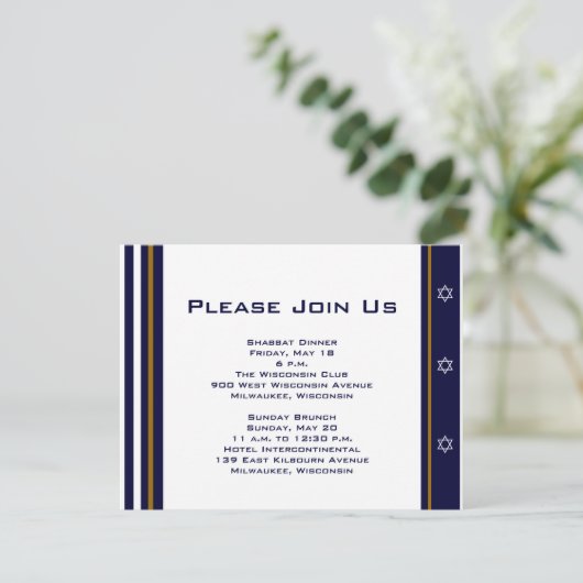 Daniel Jake Custom Event Card Kaart (Staand voorkant)