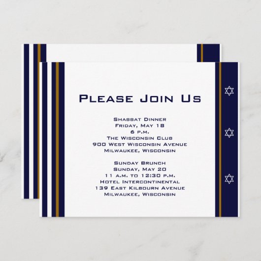 Daniel Jake Custom Event Card Kaart (Voorkant / Achterkant)