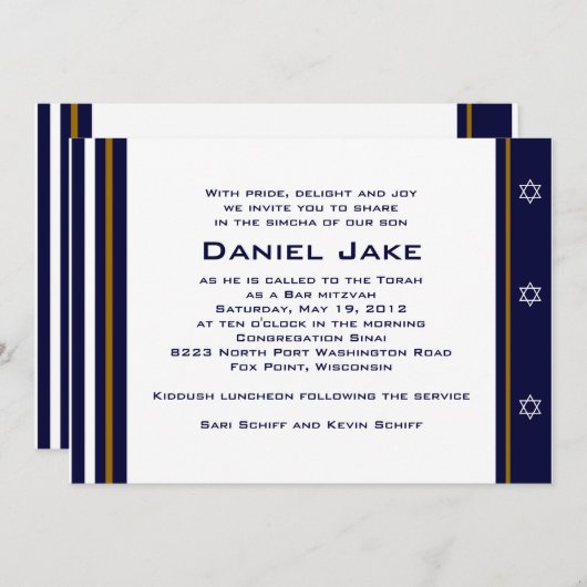 Daniel Jake Custom Kaart (Voorkant / Achterkant)