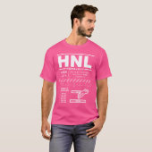 Daniel K. Inouye Int'l Airport HNL T-shirt (Voorkant volledig)