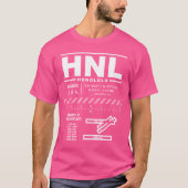 Daniel K. Inouye Int'l Airport HNL T-shirt (Voorkant)